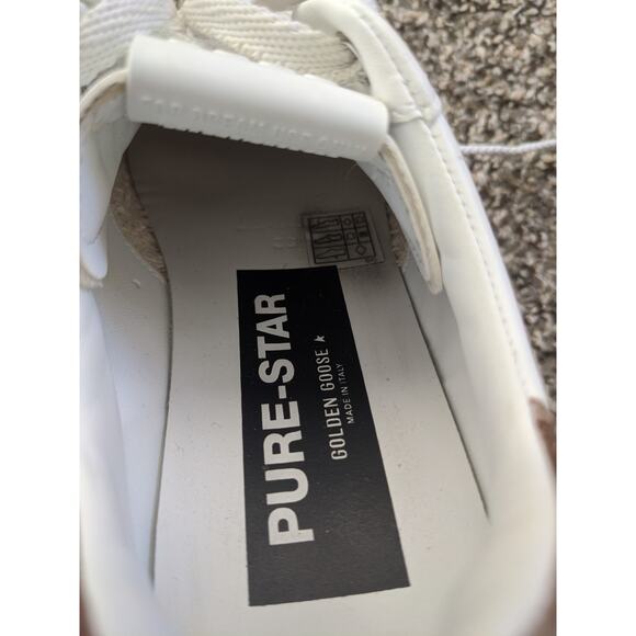 Golden Goose Womens White and Gold Pure Star Sneakers Sz 36/6 Perfect Condition - Picture 14 of 14
